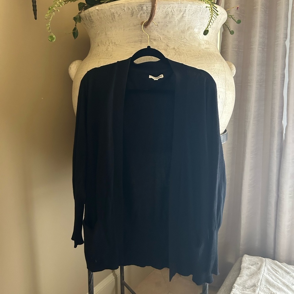 Long black cardigan -Sonoma